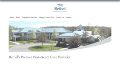 Desktop Screenshot of bethelhealthcare.com